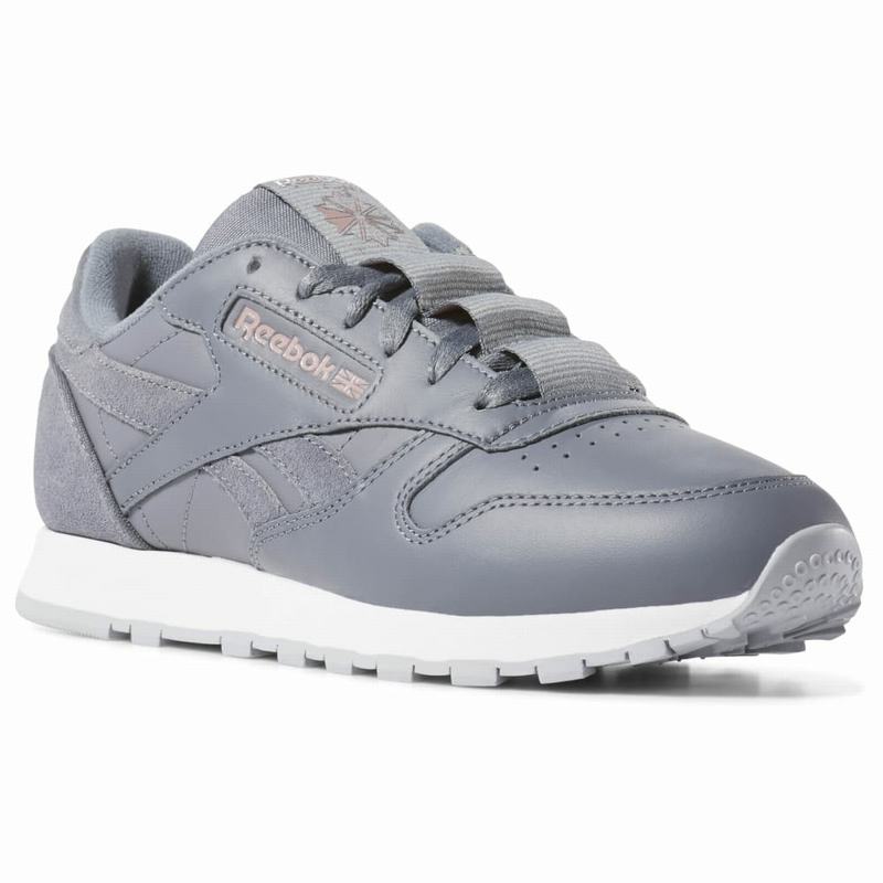 Tenisi Reebok Classic Leather Dama Gri/Albi Romania JX7015AR
